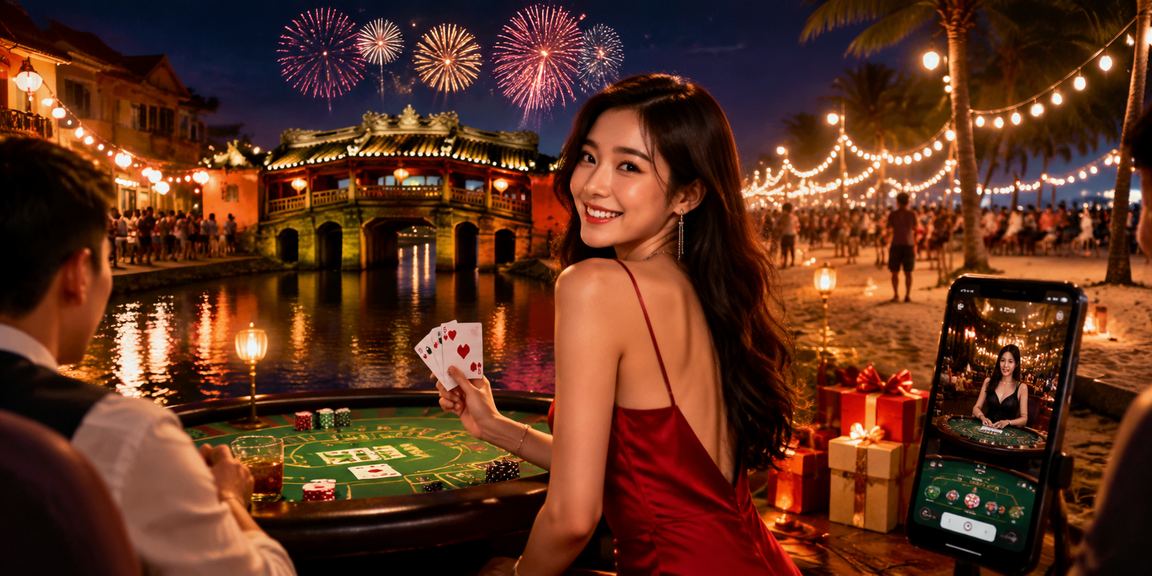 Chợ đêm Hội An lung linh ánh đèn, người chơi thưởng thức không khí sôi động