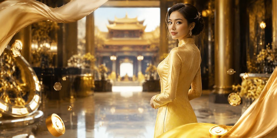 Cô gái mặc áo dài tại Huế thưởng thức không khí giải trí casino trực tuyến