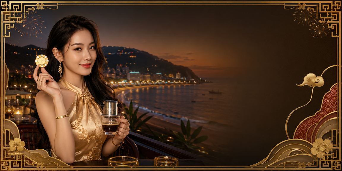 Không khí giải trí casino sang trọng tại Vũng Tàu với ly cà phê Việt Nam